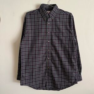 Brooks Brothers Checked Button Down Shirt - M
